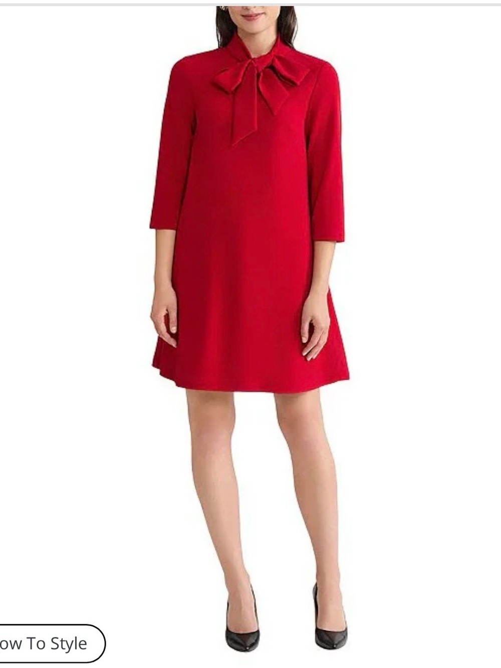 NWT - Ming Wang
3/4 sleeve A line dress